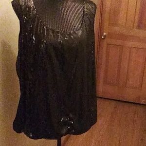 Black sequined tank from debs